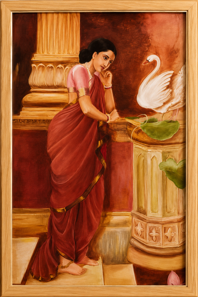 Grace of the Swan – Timeless Indian Elegance